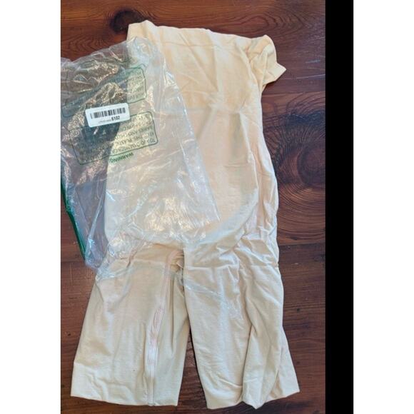Spanx Womens Higher Power Shorts Beige High Waisted Shaping Short Sz XL 2745 NEW - Picture 2 of 5